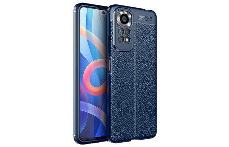 Newface Xiaomi Redmi Note 12 Pro 4G Kılıf Focus Karbon Silikon - Lacivert