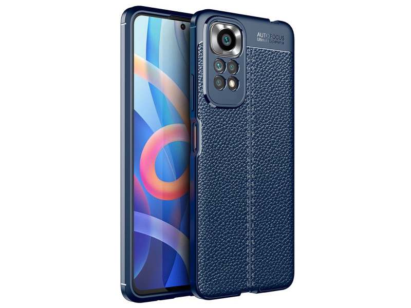 Newface Xiaomi Redmi Note 12 Pro 4G Kılıf Focus Karbon Silikon - Lacivert