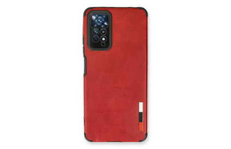 Newface Xiaomi Redmi Note 12 Pro 4G Kılıf Loop Deri Silikon - Kırmızı