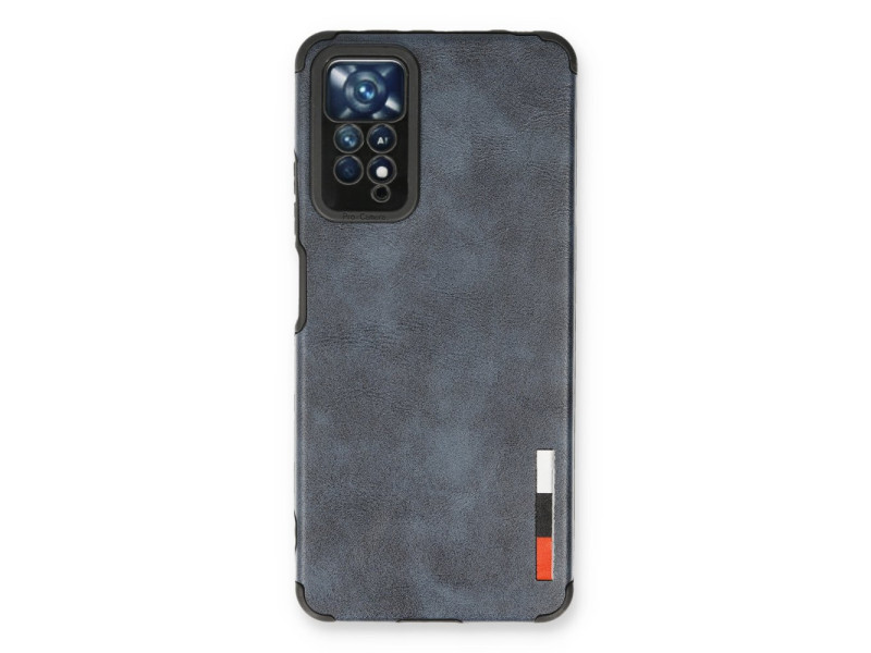 Newface Xiaomi Redmi Note 12 Pro 4G Kılıf Loop Deri Silikon - Lacivert
