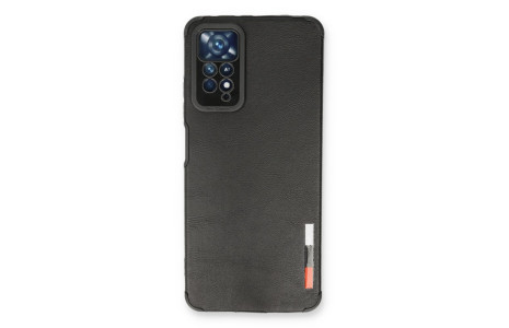 Newface Xiaomi Redmi Note 12 Pro 4G Kılıf Loop Deri Silikon - Siyah