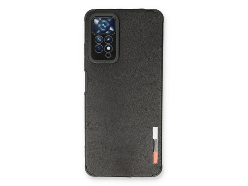 Newface Xiaomi Redmi Note 12 Pro 4G Kılıf Loop Deri Silikon - Siyah