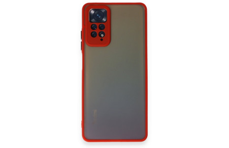 Newface Xiaomi Redmi Note 12 Pro 4G Kılıf Montreal Silikon Kapak - Kırmızı