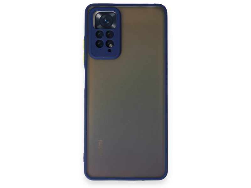 Newface Xiaomi Redmi Note 12 Pro 4G Kılıf Montreal Silikon Kapak - Lacivert