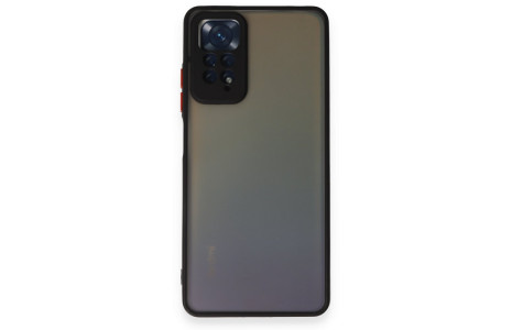 Newface Xiaomi Redmi Note 12 Pro 4G Kılıf Montreal Silikon Kapak - Siyah