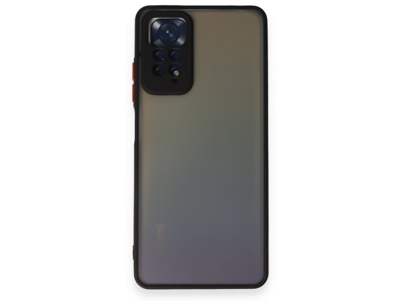 Newface Xiaomi Redmi Note 12 Pro 4G Kılıf Montreal Silikon Kapak - Siyah