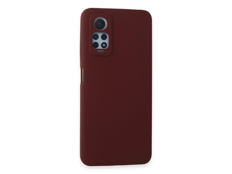 Newface Xiaomi Redmi Note 12 Pro 4G Kılıf Nano içi Kadife Silikon - Bordo
