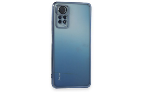 Newface Xiaomi Redmi Note 12 Pro 4G Kılıf Razer Lensli Silikon - Açık Mavi