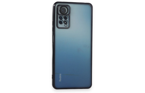 Newface Xiaomi Redmi Note 12 Pro 4G Kılıf Razer Lensli Silikon - Siyah