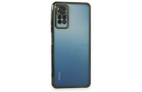 Newface Xiaomi Redmi Note 12 Pro 4G Kılıf Razer Lensli Silikon - Yeşil
