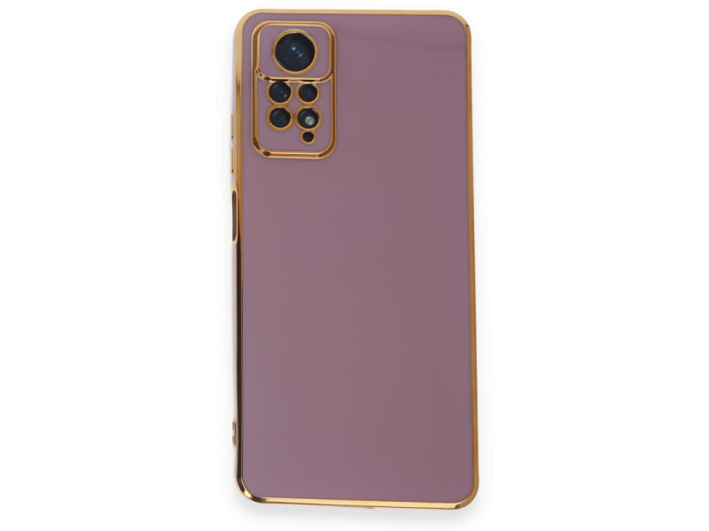 Newface Xiaomi Redmi Note 12 Pro 4G Kılıf Volet Silikon - Mor