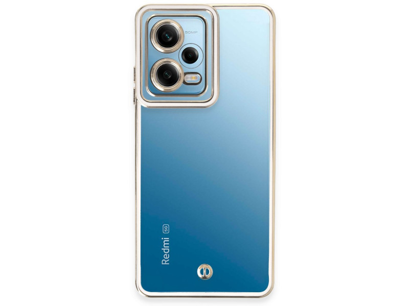 Newface Xiaomi Redmi Note 12 Pro 5G Kılıf Liva Lens Silikon - Beyaz