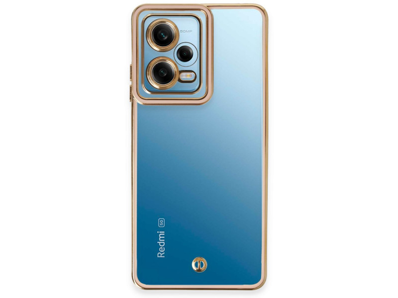 Newface Xiaomi Redmi Note 12 Pro 5G Kılıf Liva Lens Silikon - Pudra