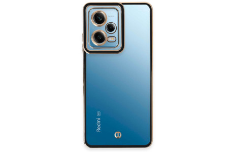 Newface Xiaomi Redmi Note 12 Pro 5G Kılıf Liva Lens Silikon - Siyah