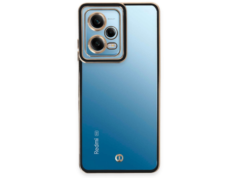 Newface Xiaomi Redmi Note 12 Pro 5G Kılıf Liva Lens Silikon - Siyah