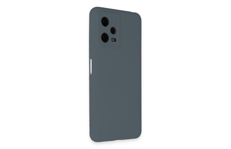 Newface Xiaomi Redmi Note 12 Pro 5G Kılıf Nano içi Kadife Silikon - Gri