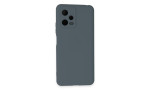 Newface Xiaomi Redmi Note 12 Pro 5G Kılıf Nano içi Kadife Silikon - Gri