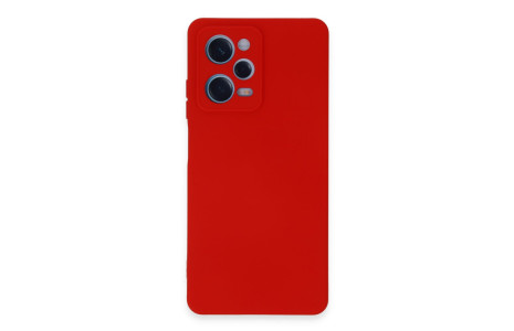 Newface Xiaomi Redmi Note 12 Pro 5G Kılıf Nano içi Kadife Silikon - Kırmızı