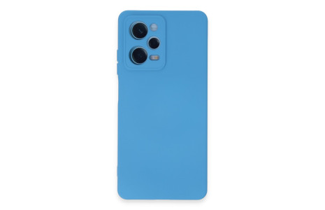 Newface Xiaomi Redmi Note 12 Pro 5G Kılıf Nano içi Kadife Silikon - Mavi