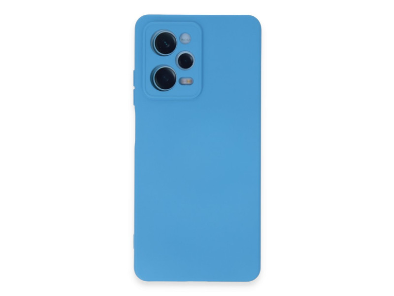 Newface Xiaomi Redmi Note 12 Pro 5G Kılıf Nano içi Kadife Silikon - Mavi