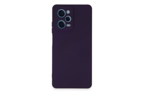 Newface Xiaomi Redmi Note 12 Pro 5G Kılıf Nano içi Kadife Silikon - Mor