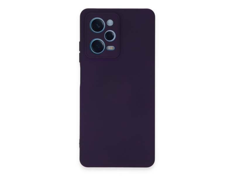 Newface Xiaomi Redmi Note 12 Pro 5G Kılıf Nano içi Kadife Silikon - Mor