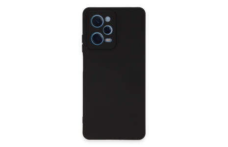 Newface Xiaomi Redmi Note 12 Pro 5G Kılıf Nano içi Kadife Silikon - Siyah
