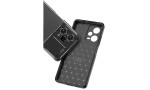 Newface Xiaomi Redmi Note 12 Pro 5G Kılıf Focus Karbon Silikon - Siyah