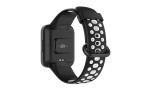 Newface Xiaomi Redmi Watch 2 Lite Spor Delikli Kordon - Siyah-Beyaz