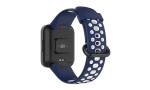 Newface Xiaomi Redmi Watch 2 Spor Delikli Kordon - Lacivert-Beyaz