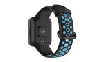 Newface Xiaomi Redmi Watch 2 Spor Delikli Kordon - Siyah-Mavi