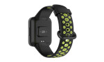 Newface Xiaomi Redmi Watch 2 Spor Delikli Kordon - Siyah-Yeşil