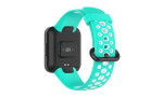 Newface Xiaomi Redmi Watch 2 Spor Delikli Kordon - Turkuaz-Beyaz