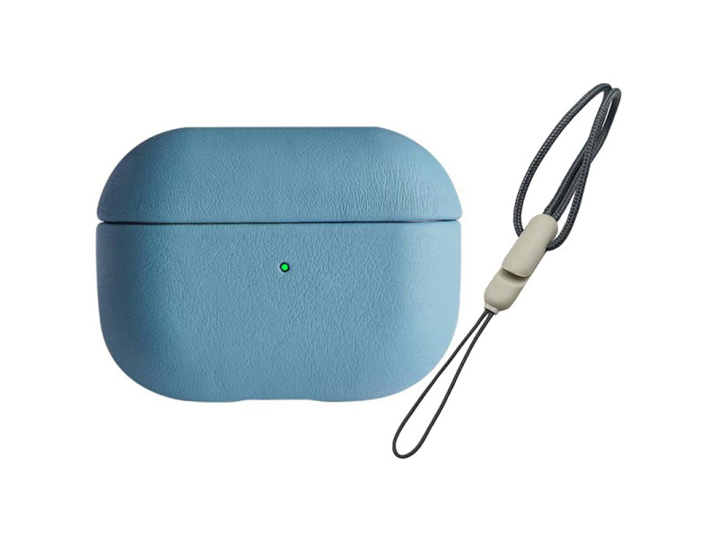 Newface Airpods 3 (3.nesil) 405 Deri Kılıf - Sierra Blue