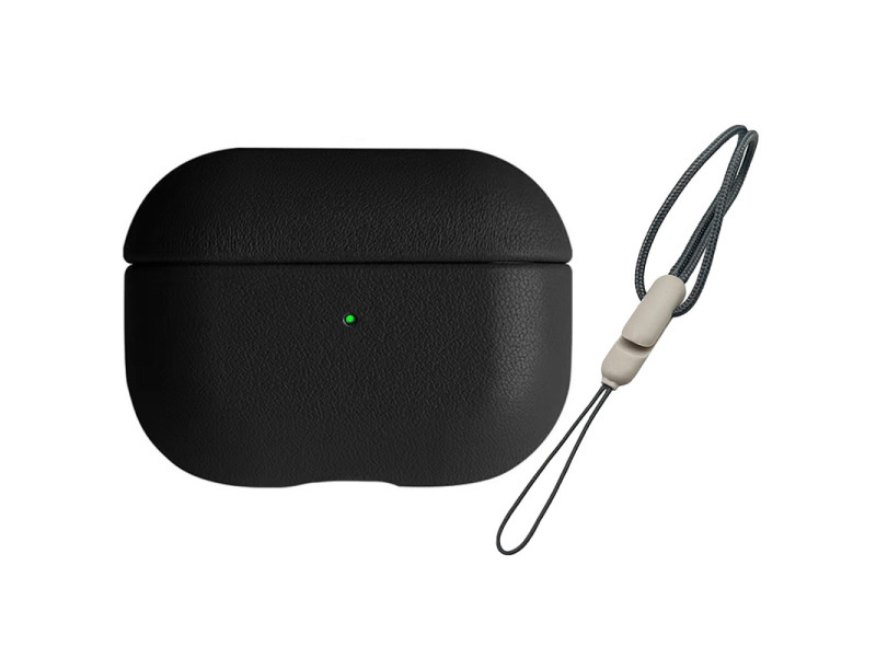 Newface Airpods 3 (3.nesil) 405 Deri Kılıf - Siyah