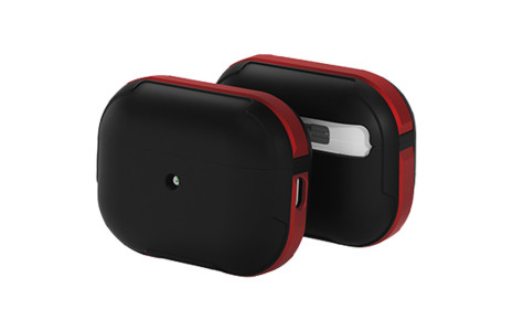 Movenchy Airpods 3 (3.nesil) MO-A8 Armor Kılıf - Kırmızı