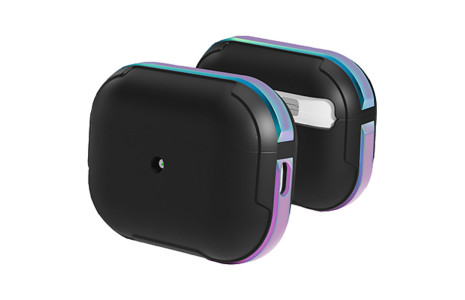 Movenchy Airpods 3 (3.nesil) MO-A8 Armor Kılıf - Rainbow