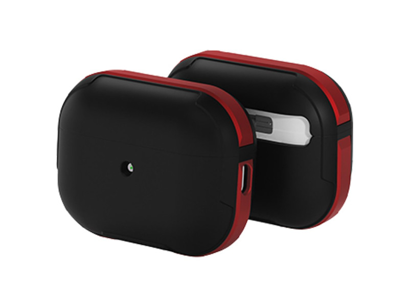 Movenchy Airpods Pro 2 (2.nesil) MO-A8 Armor Kılıf - Kırmızı