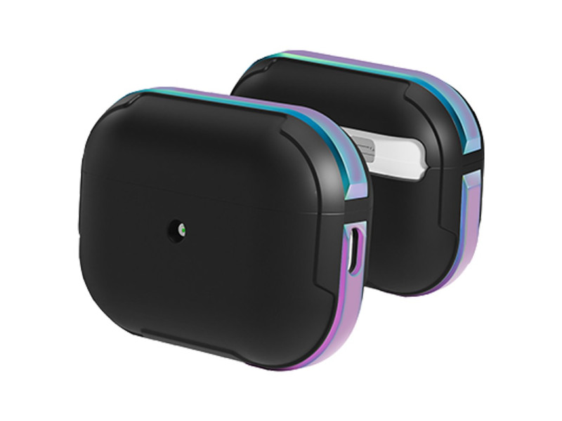 Movenchy Airpods Pro 2 (2.nesil) MO-A8 Armor Kılıf - Rainbow
