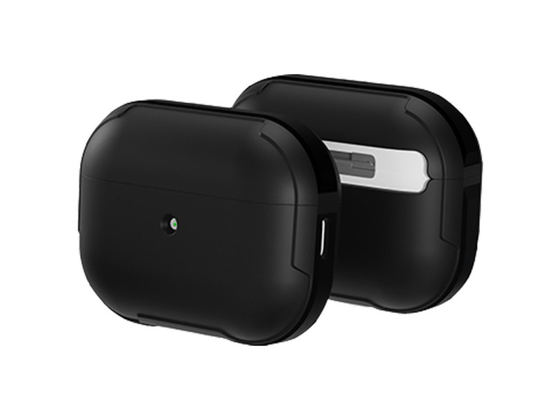 Movenchy Airpods Pro 2 (2.nesil) MO-A8 Armor Kılıf - Siyah