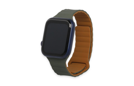 Newface Apple Watch 38mm KR411 Tailored Strap Kordon - Koyu Yeşil