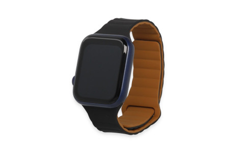 Newface Apple Watch 38mm KR411 Tailored Strap Kordon - Siyah
