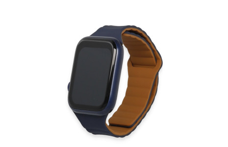 Newface Apple Watch 40mm KR411 Tailored Strap Kordon - Lacivert