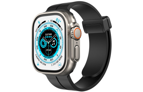 Newface Apple Watch 40mm KR412 Elegance Stylısh Kordon - Siyah