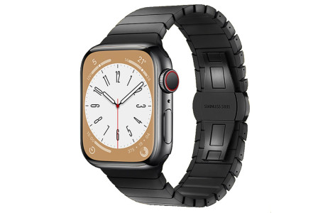 Newface Apple Watch 40mm KR413 Fine Steel Kordon - Siyah