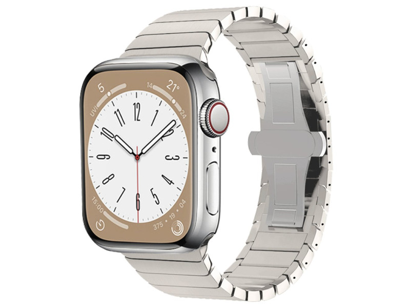 Newface Apple Watch 40mm KR413 Fine Steel Kordon - Yıldız Işığı