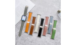 Newface Apple Watch 40mm KR414 Daks Deri Kordon - Pembe