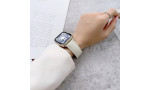 Newface Apple Watch 40mm KR414 Daks Deri Kordon - Pembe