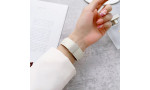 Newface Apple Watch 40mm KR414 Daks Deri Kordon - Siyah