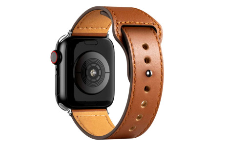 Newface Apple Watch 40mm KR415 Luaz Deri Kordon - Kahverengi